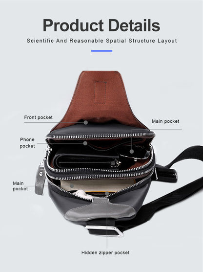 S8 Shoulder Bag with Fingerprint Lock